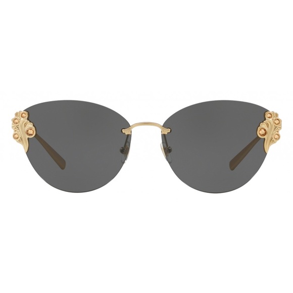 Versace Black and Gold Women's Sunglasses (BRAND NEW) - Picture 1 of 5